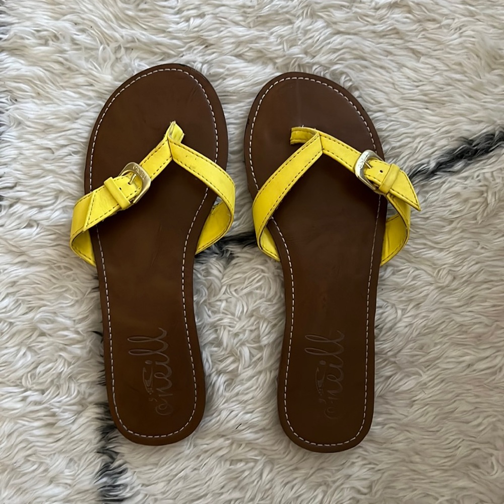 O’Neill yellow summer sandals